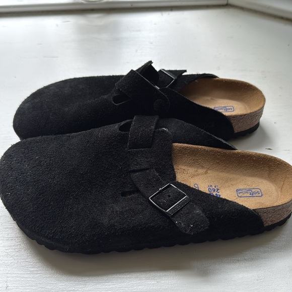 Birkenstock Boston Soft Footbed - Suede (Unisex) black - Picture 5 of 5